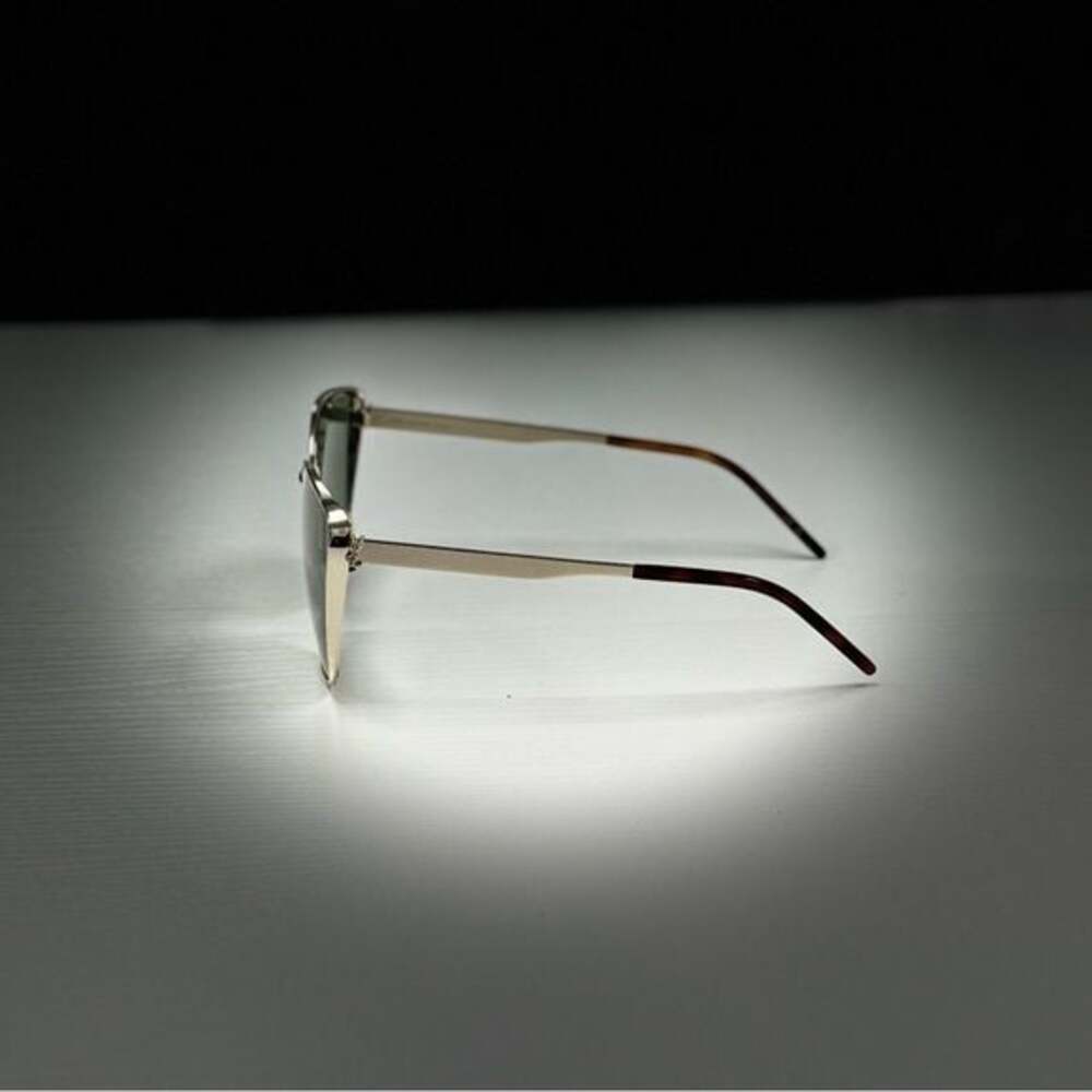 Stylish YSL Gold and Brown Sunglasses